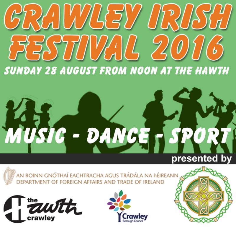 2016 Crawley Irish Festival Logo